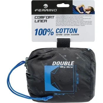 Spacák Ferrino - Comfort Liner Double - blue