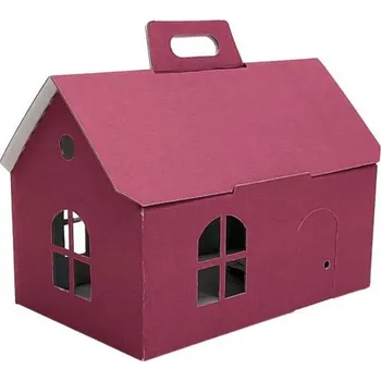 Dárková krabička Krabička "Chaloupka mini" vínová