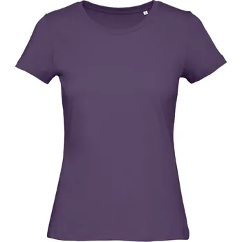 pracovní tričko B&C Tričko Inspire T, Medium Fit, z bio bavlny, krátký rukáv, dámské COT01TW43u3900-urban purpl XS Purpurová urban