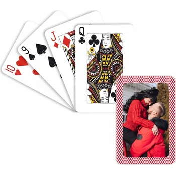 Gravírování Hrací karty s vlastním potiskem - Poker 56 ks