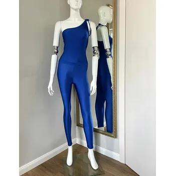 Dámský overall Wear Siluet Celodres na 1 rameno Tenerife modrá Velikost: M