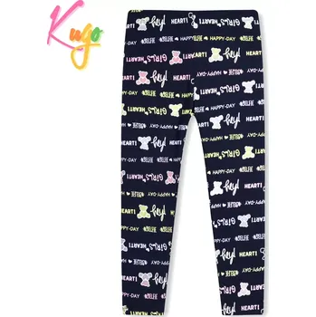 Dětské legíny KUGO SL0390 černé vel.104