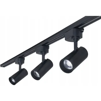 Lampička SADA LED LIŠTOVÝCH SVĚTEL 10W X3 + LIŠTA 1,5M ČERNÁ 4000K