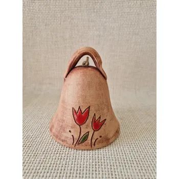 Vánoční dekorace keramický zvoneček 04