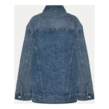 Pánská větrovka PINKO Jeansová bunda 104800 A2GI Tmavomodrá Regular Fit XS