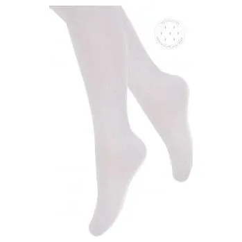 Světle šedé dívčí punčocháče Art.102 PG013, LIGHT GREY Velikost: 80/86