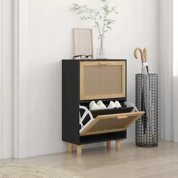 Botník Botník VidaXL 52 x 80 x 25 cm černá