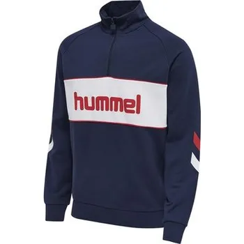 Pánská mikina Mikina Hummel hmlIC DURBAN HALF ZIP SWEATSHIRT 214314-7666 Velikost S