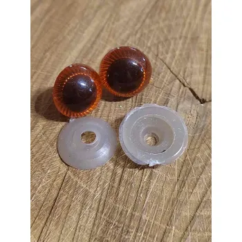 umělá květina Oči s pojistkou Ø18 mm barva hnědá