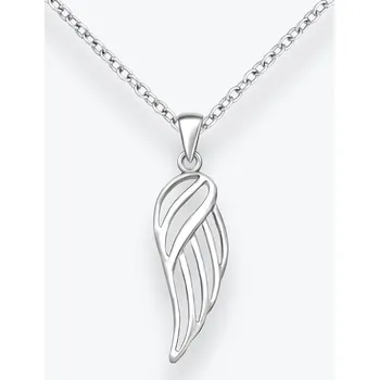 Řetízek Stříbrný řetízek s andělským křídlem - Ag925