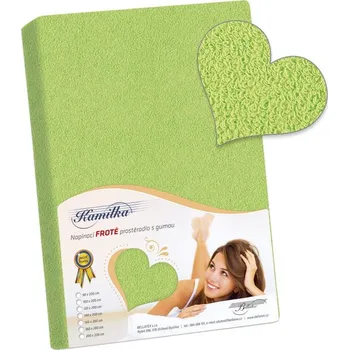 Prostěradlo Prostěradlo froté olivová 120x200 cm