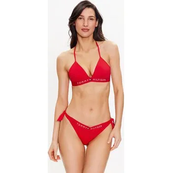 Dámské plavky Tommy Hilfiger Vrchní část bikin UW0UW04109 Červená M