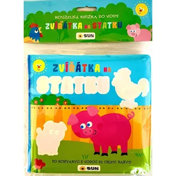 První čtění Zvířátka na statku - Kouzelná knížka do vody