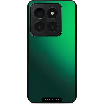 Pouzdro na mobilní telefon Lesklý kryt Mobiwear Glossy - Xiaomi 14 Pro - G061G Zelený odstín (Prémiové lesklé pouzdro, obal, kryt Mobiwear Glossy na mobil Xiaomi 14 Pro - G061G Zelený odstín, materiál Plast + TPU silikon - krytí po všech stranách, neošoupatelný potisk, tenké)