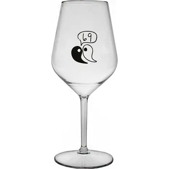 Sklenice 69 - čirá nerozbitná sklenice na víno 470 ml