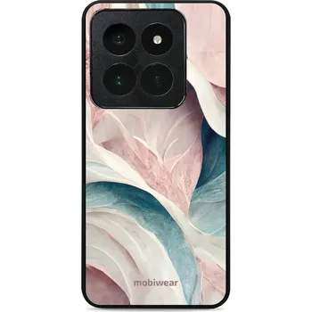 Pouzdro na mobilní telefon Lesklý kryt Mobiwear Glossy - Xiaomi 14 Pro - G026G - Růžový a zelenkavý mramor (Prémiové lesklé pouzdro, obal, kryt Mobiwear Glossy na mobil Xiaomi 14 Pro - G026G - Růžový a zelenkavý mramor, materiál Plast + TPU silikon - krytí po všech stranách,)