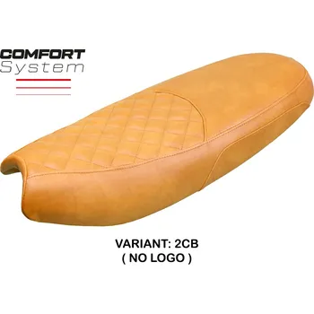 Moto sedlo TPZ Italia potah sedla Triumph Scrambler 1200 (19-24) Watford comfort model potah sedla: bez loga 2CB (camel brown)