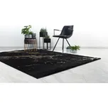 LALEE Kusový koberec MARMARIS 400/nero BARVA: Černá, ROZMĚR: 160x230 cm