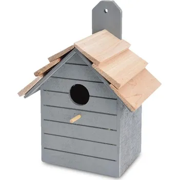 Hnízdní budka Budka pro ptáky HOME šedá