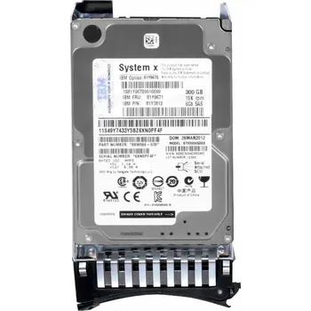 Interní pevný disk IBM 81Y9671 81Y3812 300GB SAS-2 15K 64MB 2,5'' ST9300653SS