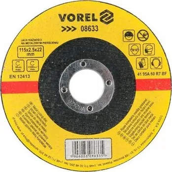 Řezný kotouč Řezací kotouč na kov Vorel 08633 115 x 2,5 x 22 mm