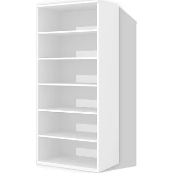 Šatní skříň Nabytekmorava Policová skříň Alfa 92 barva lamina: bílá
