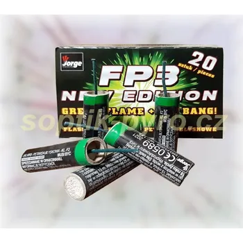 Zábavní pyrotechnika petarda záblesková FP3 (se zápalnicí) - balení 20 kusů (zábavní pyrotechnika kategorie F3 (prodejné od 21 let))