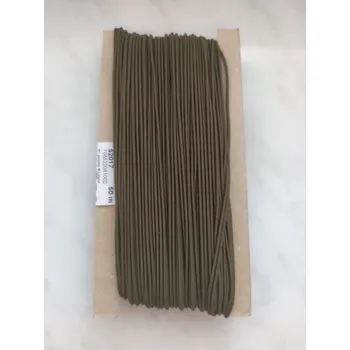 Textilní guma Klobouková guma 1,4 mm návin 50 m - khaki