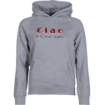 Pánská mikina Mikina Hoody -Ruby- světle šedá - 146/152