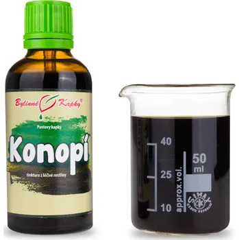 Doplněk stravy Bylinné kapky s.r.o. Konopí CBD tinktura 50 ml