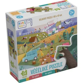 KukiKuk 80052 Velké puzzle Na výletě