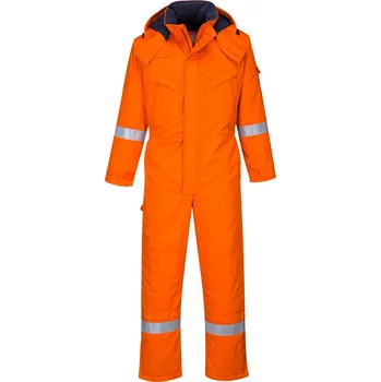 dívčí zimní kombinéza PORTWEST Zateplená kombinéza FR Anti-Static Winter Velikost: XL, Barva: oranžová