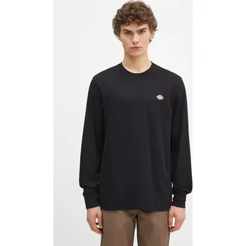 Pánské tričko Bavlněné tričko s dlouhým rukávem Dickies DK0A4Y4RBLK1 černá 99X, vel. XL