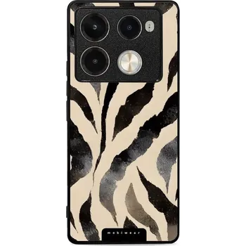 Pouzdro na mobilní telefon Lesklý kryt Mobiwear Glossy - Infinix Note 40 Pro Plus - GA53G Zebří (Prémiové lesklé pouzdro, obal, kryt Mobiwear Glossy na mobil Infinix Note 40 Pro Plus - GA53G Zebří, materiál Plast + TPU silikon - krytí po všech stranách, neošoupatelný potisk, tenké)
