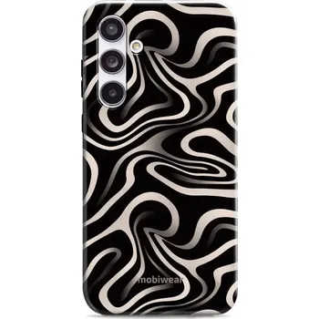 Telefonní příslušenství Odolný obal Mobiwear Elite Pro - Samsung Galaxy A55 5G - EA68E Vlnky a linky (Odolné pouzdro, obal kryt Mobiwear Elite Pro - maximální ochrana mobilu, zesílené hrany, přesné výřezy, pohodlné držení, odolná grafika, kvalitní materiály)
