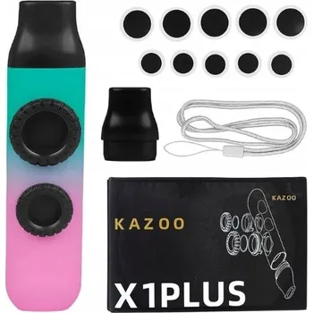 Příslušenství pro čtečku elektronické knihy KAZOO Dvojité POWER růžovo-zelené membrány šňůrka