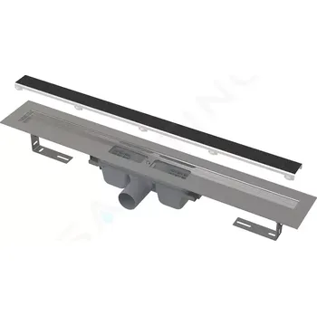 Odvodňovací žlab Alcadrain Sprchový žlab Marble 30 cm, s roštem pro vložení dlažby, nerez, APZ15-300