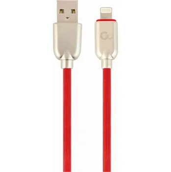 Datový kabel GEMBIRD Kabel USB 2.0 vidlice Apple Lightning,USB A vidlice 1m guma