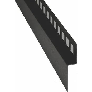 Spádová lišta černá profil-s, 10mm 200cm levá