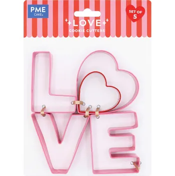 Vykrajovátko PME Sada vykrajovátek LOVE