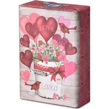 Koupelová kosmetika Mýdlo Love přírodní 200g