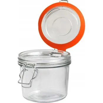 Dóza na potraviny SKLO , PATENTOVANÝ UZÁVĚR, 10X10CM