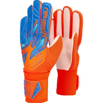 Sport Pánské brankářské rukavice Reusch Attrakt Starter Solid modro-oranžové