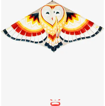 Létající drak DECATHLON Dětský statický létající drak MFK 100 sova BÉŽOVÁ|BÍLÁ