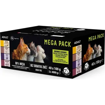 Krmivo pro kočku PetRepublic mokré krmivo pro kočky v jemné omáčce 40x100g