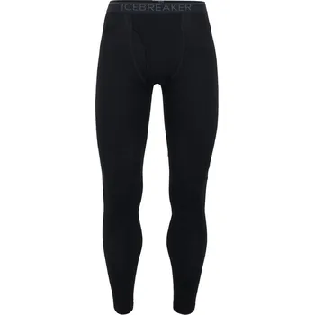 Pánské kalhoty termo legíny pánské ICEBREAKER M 260 Tech Leggings wFly BLACK - XS