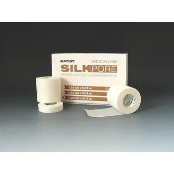 Náplast BATIST Náplast z umělého hedvábí Silkpore varianta: 5 cm x 9,15 m / 6 ks
