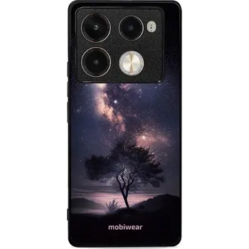 Pouzdro na mobilní telefon Lesklý kryt Mobiwear Glossy - Infinix Note 40 Pro Plus - G005G Strom s galaxií (Prémiové lesklé pouzdro, obal, kryt Mobiwear Glossy na mobil Infinix Note 40 Pro Plus - G005G Strom s galaxií, materiál Plast + TPU silikon - krytí po všech stranách,)