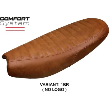 Moto sedlo TPZ Italia potah sedla Triumph Scrambler 1200 (19-24) Hull comfort model potah sedla: s logem 2CB (camel brown)