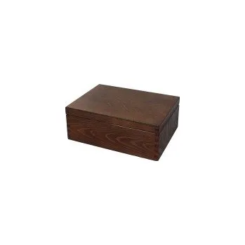Úložný box Dřevotéka - Dřevěná krabička hnědá 22x16 cm Dřevěná krabička hnědá 22x16 cm